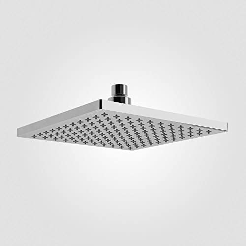 8 inch Square Chrome Mixer Rain Fall Overhead Shower-2769