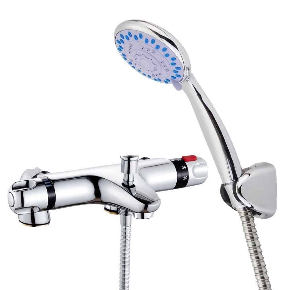 Thermostatic Bath Shower Mixer & No.1 Kit-0