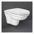 RAK Washington Rimless Wall Hung Toilet With Soft Close Seat - White