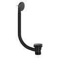 Moss & Britten Bathroom Bath Clicker Waste Matt Black-0