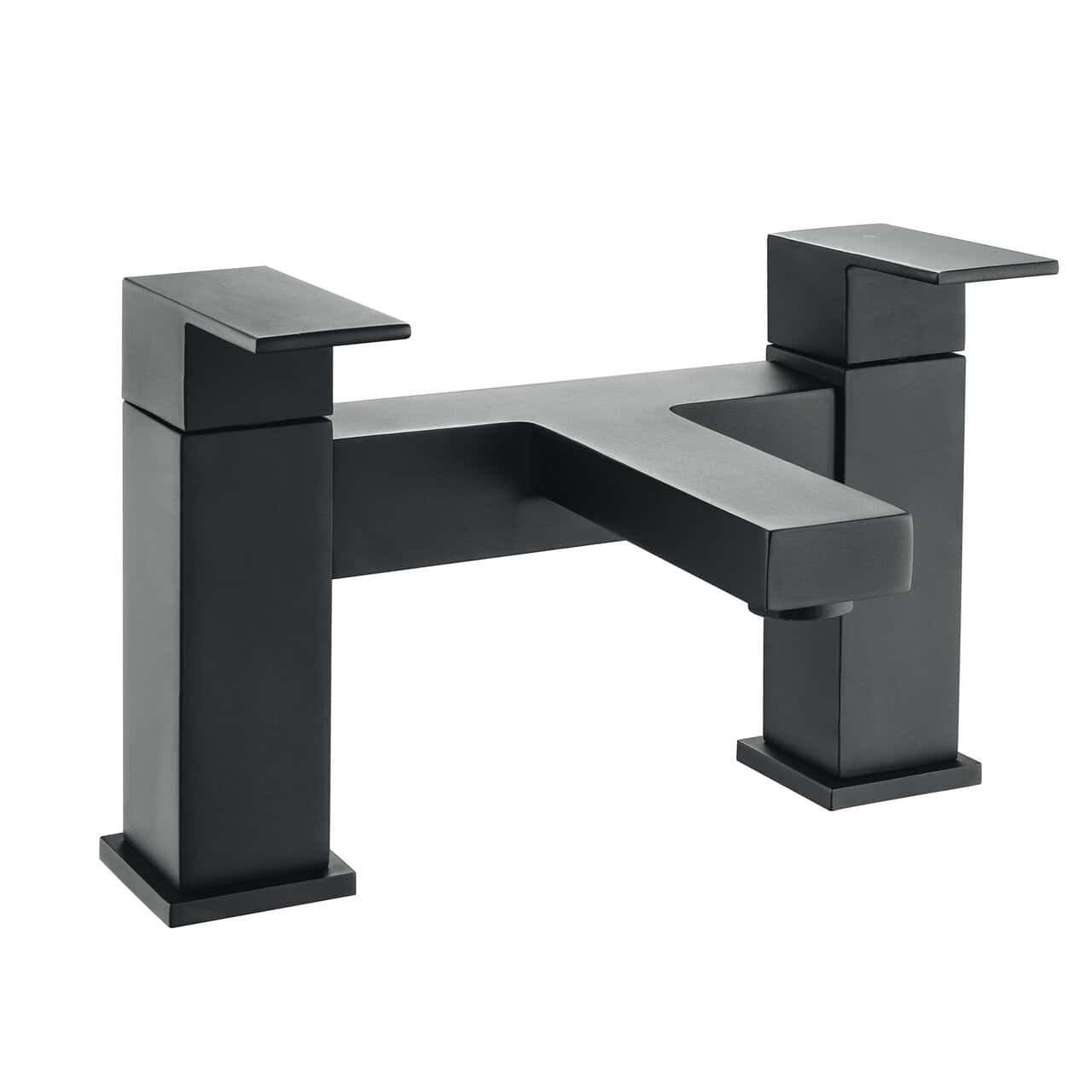 Modern Bathroom Bath Filler Mixer Tap (FORM) Matt Black
